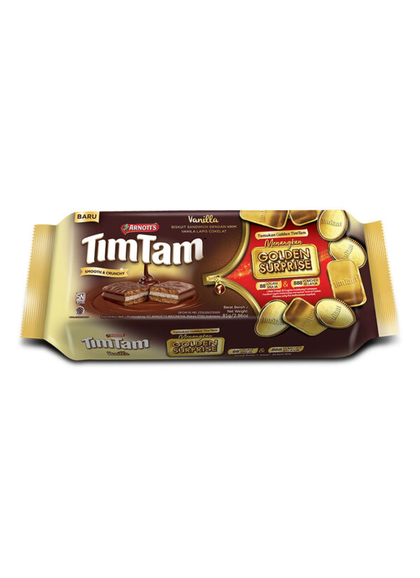 OL8 - Arnott's Chocolate Tim Tam Vanilla 81G