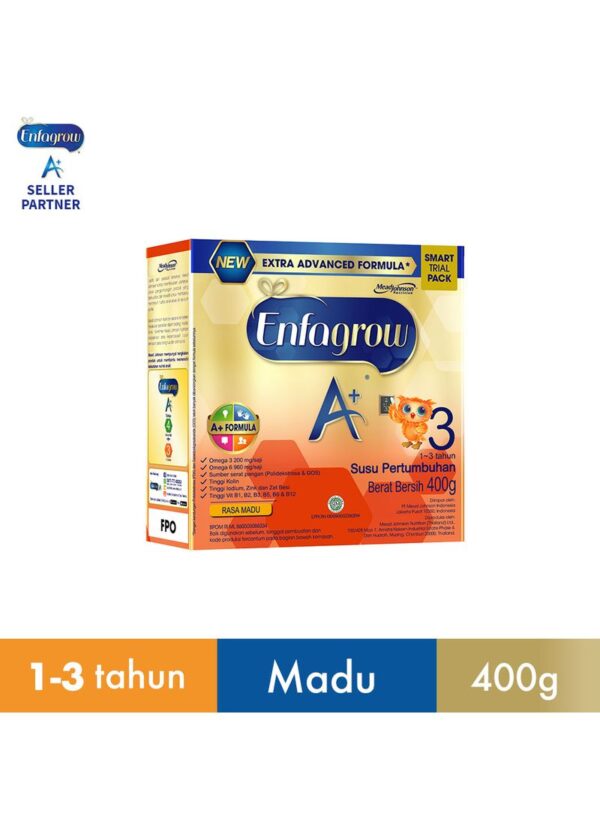 OL8 - Enfagrow Susu Formula Pertumbuhan A+ T3 Dha&Ara Madu 400G Box