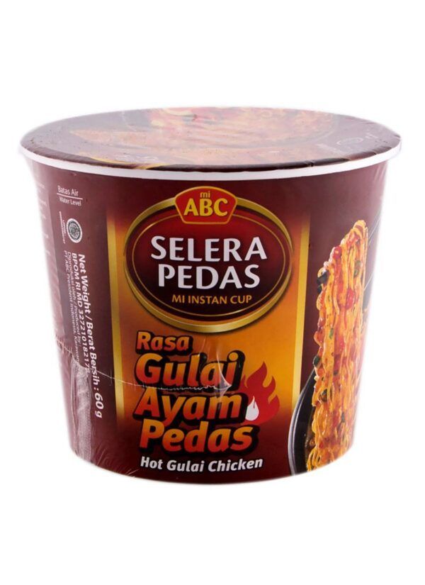 Mie ABC Cup Selera Pedas Gulai Ayam Pedas 60G