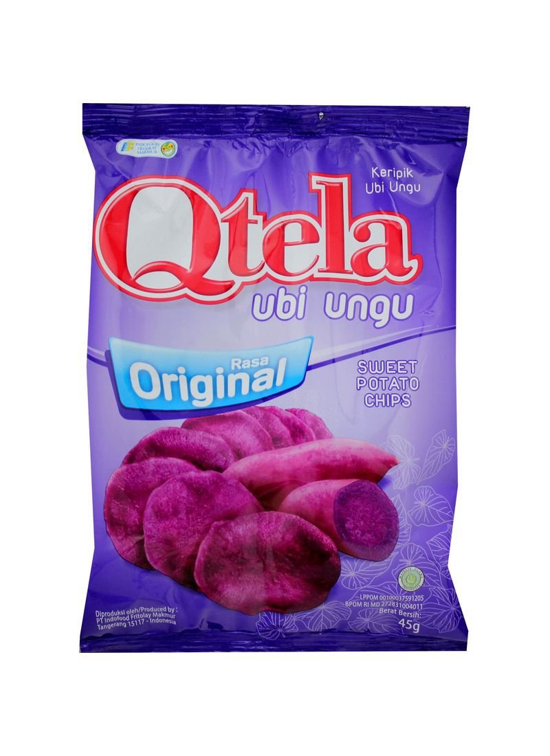 Ol8 Qtela Keripik Ubi Ungu Original 45g Oleight