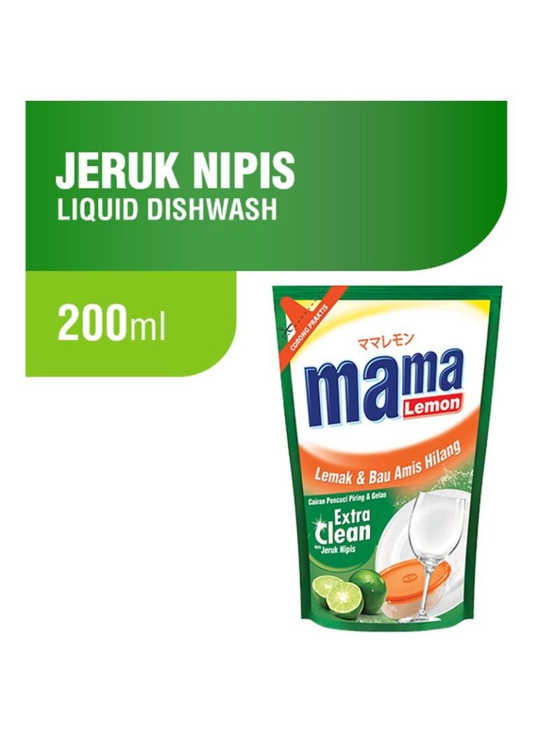 Mama Lemon Cairan Pencuci Piring Jeruk Nipis 200Ml - Oleight