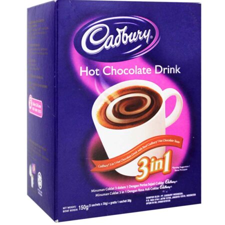 OL8 - Cadbury Hot Chocolate Drink 3 In 1 3X30g