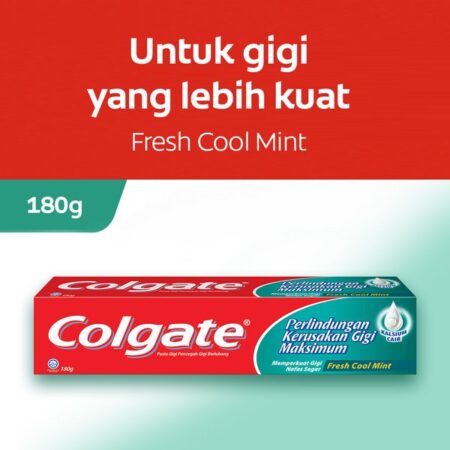 Colgate Pasta Gigi Cegah Gigi Berlubang Fresh Cool Mint 180G