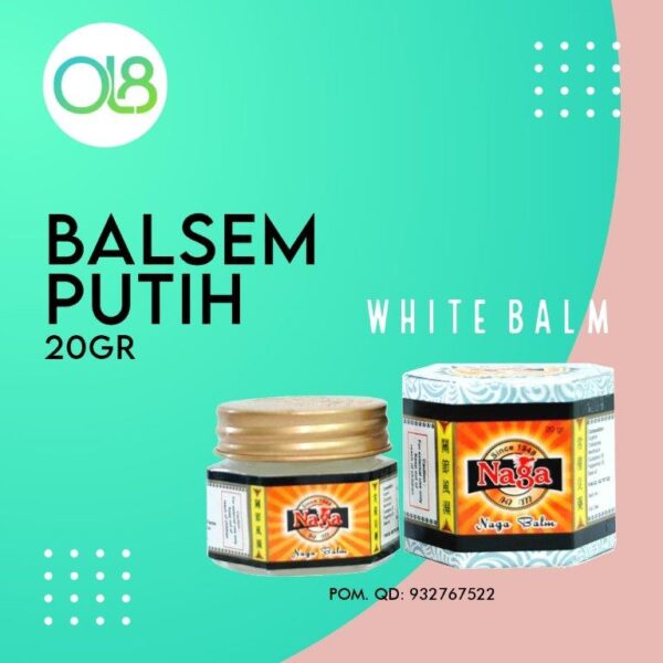 Dragon Balsem Segi 6 Balsem Putih Naga Balm 20 gr